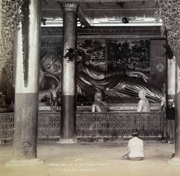 A collection of 6 original albumen prints of Burma by Phillip Klier, circa 1880