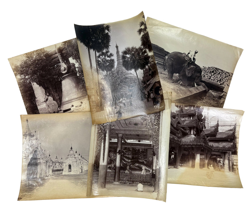 A collection of 6 original albumen prints of Burma by Phillip Klier, circa 1880