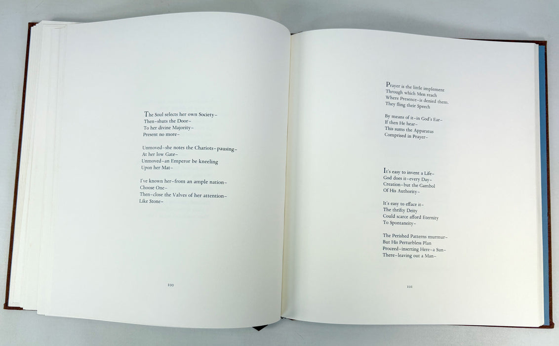 Acts of Light, Emily Dickinson, New York Graphic Society, Signed, numbered deluxe limited edition, 1980