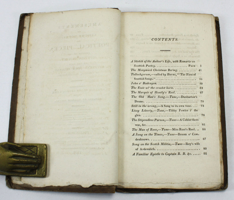 Amusements of Leisure Hours; or Poetical Pieces, Chiefly in the Scottish Dialect, John Skinner, 1809