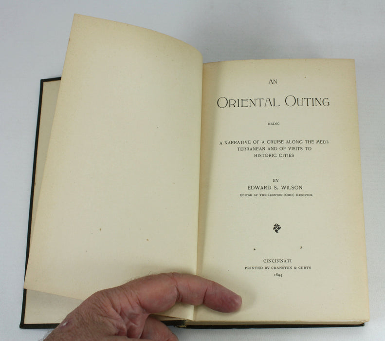 An Oriental Outing, Edward S. Wilson, 1894