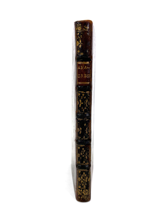 Anacreontis et Sapphonis Carmina - The Songs of Anacreon and Sappho, with a Life of Anacreon by Tanaquil Faber, and Some Fragments of Alcaeus. - Foulis Press, 1744