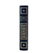 A single hardcover book standing upright on a white background, showing its dark navy blue spine with ornate gold decorative panels and the title text 'ANNA KARENINA LEO TOLSTOY'.