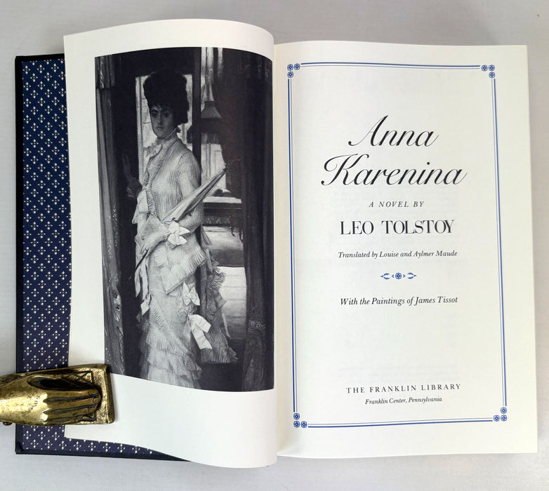 Anna Karenina; A Novel by Leo Tolstoy, The Franklin Library, 1980