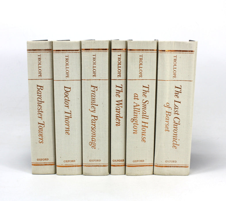 Anthony Trollope, The Barsetshire Novels, 6 Volume Set, Oxford University Press
