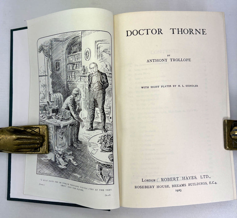 Anthony Trollope, The Barsetshire Novels, 6 Volume Set, complete, Robert Hayes, 1925
