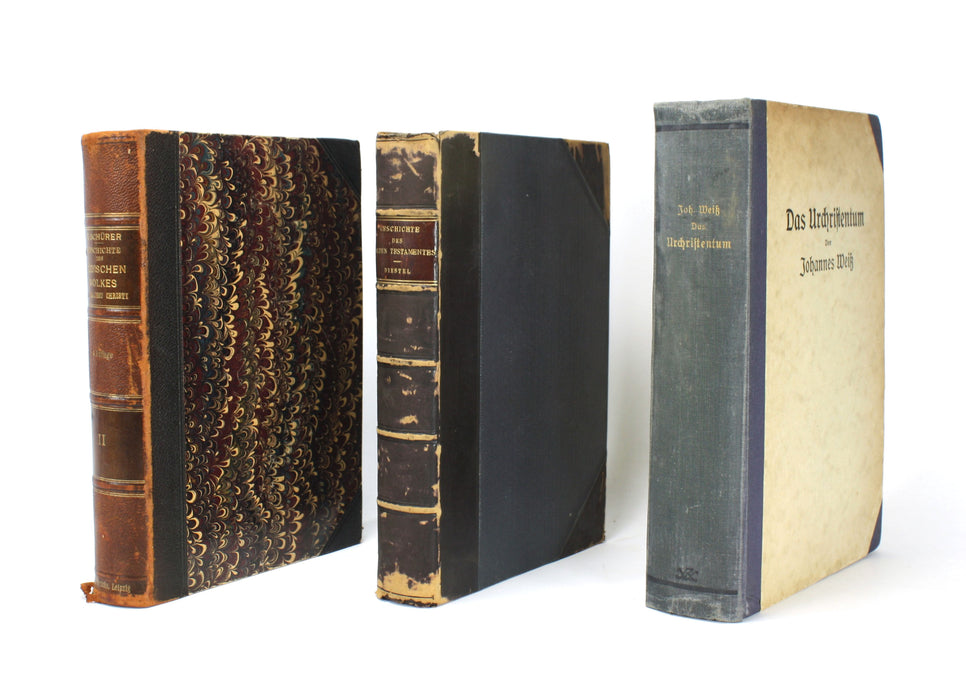 Antiquarian German Theology Bundle A; Large 15 Volume book collection, 19th and early 20th Century