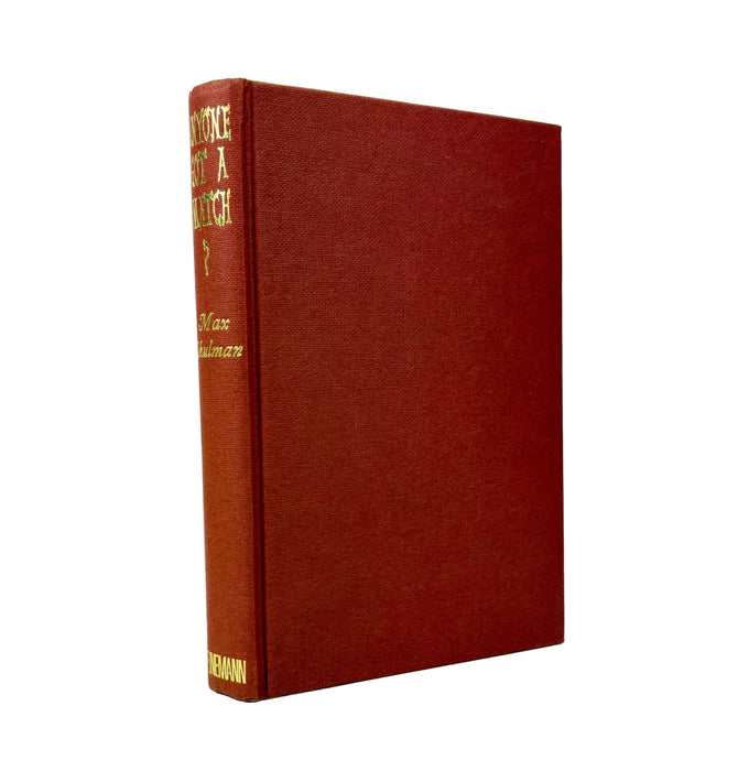 Anyone Got A Match?, Max Shulman, Heinemann, 1965, 1st UK edition