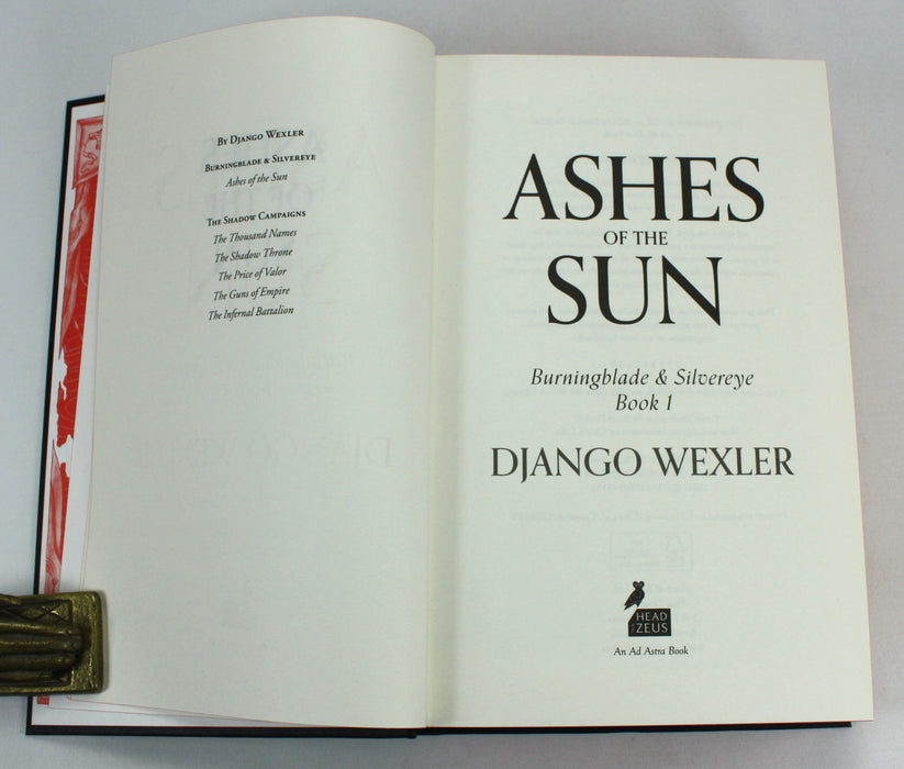 Burningblade & Silvereye 1 & 2; Ashes of The Sun & Blood of The Chosen, Django Wexler, Signed and Numbered Limited Editions