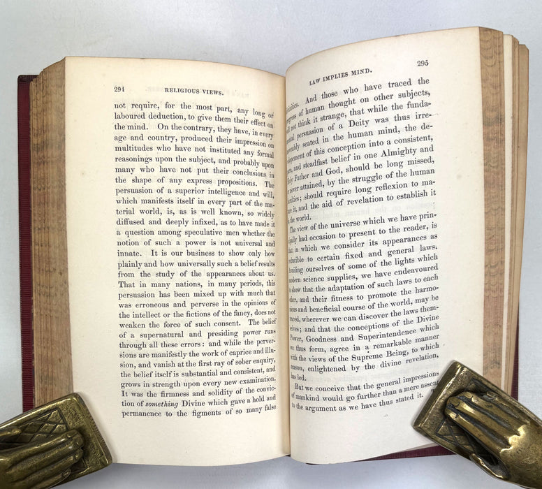 Astronomy and General Physics Considered with Reference to Natural Theology, Rev. William Whewell, William Pickering 1837