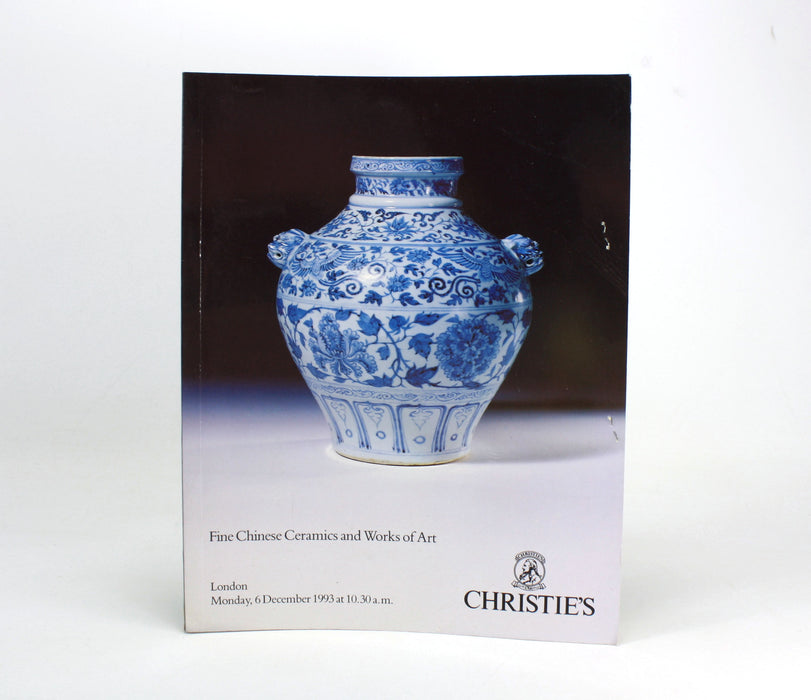 Christie's, London; Fine Chinese Ceramics and Works of Art, Monday, 6 December 1993