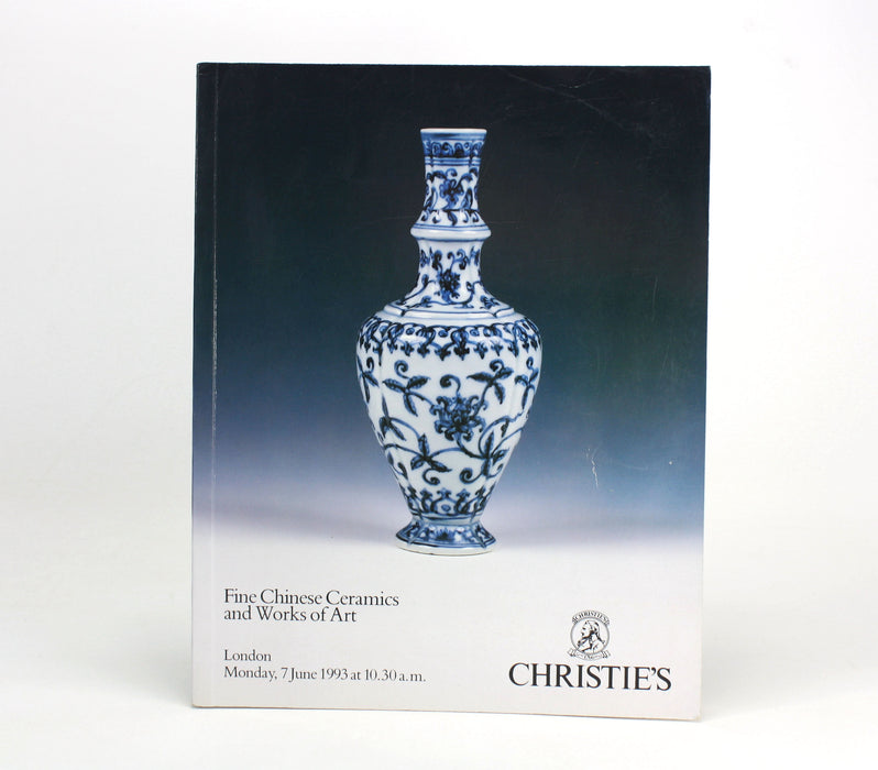 Christie's, London; Fine Chinese Ceramics and Works of Art, Monday 7 June 1993