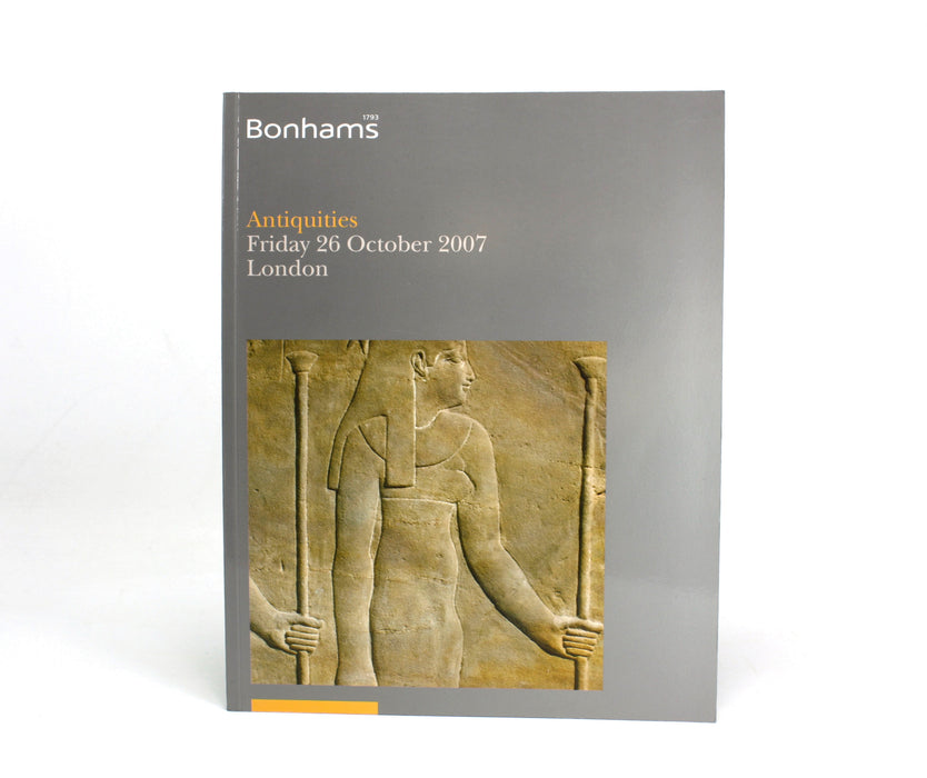 Bonhams London; Antiquities, Friday 26 October 2007