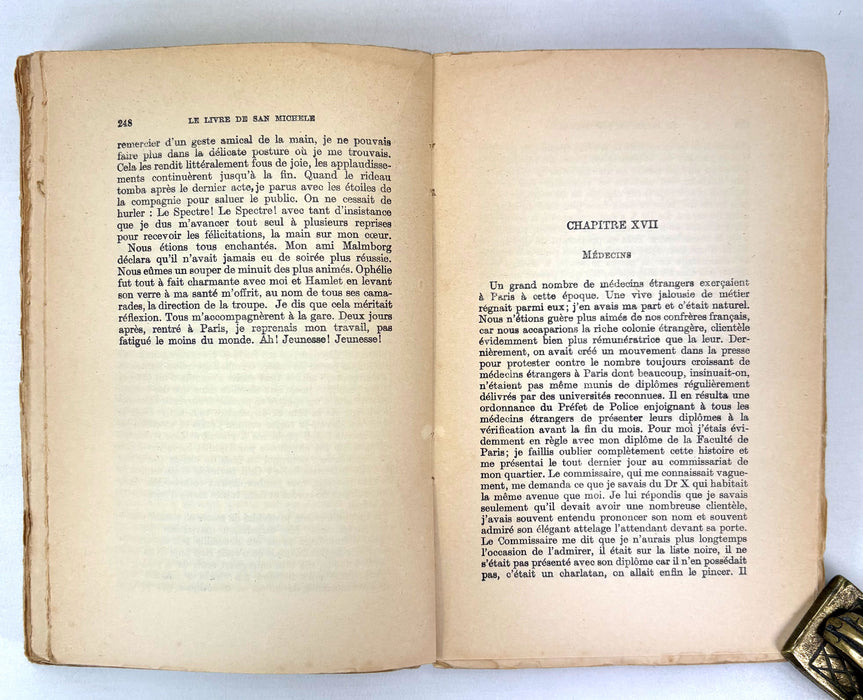 Axel Munthe; The Story of San Michele, Folio Society, 1993 & Le Livre de San Michele, Albin Michel, 1935