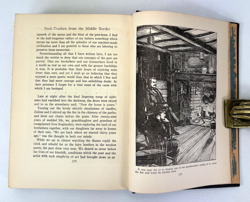 Back-Trailers from the Middle Border, Hamlin Garland, Inscribed first edition, 1928
