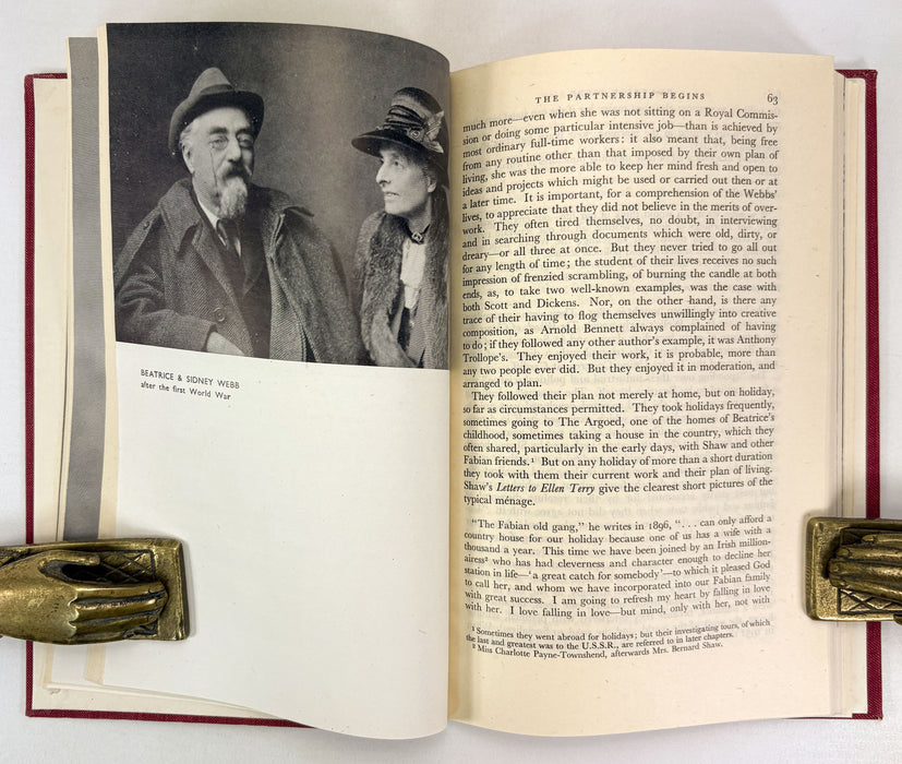 Beatrice Webb, by Margaret Cole, Longmans, Green and Co, 1945 first edition