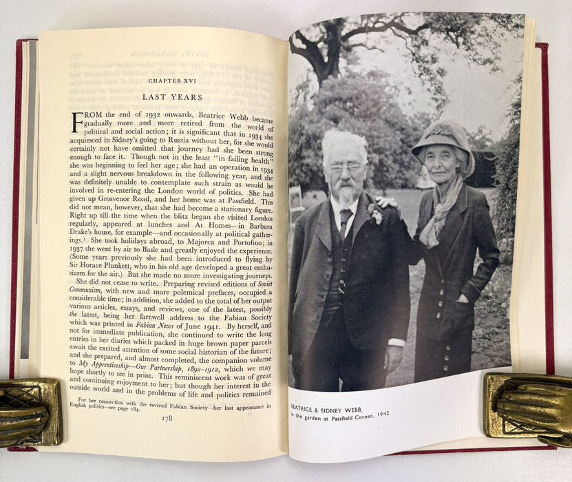 Beatrice Webb, by Margaret Cole, Longmans, Green and Co, 1945 first edition