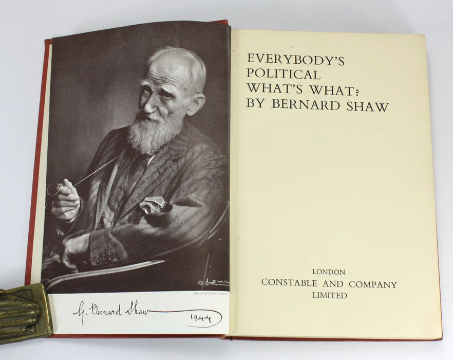 Bernard Shaw; Everybody's Political, What's What? 1944, 1st
