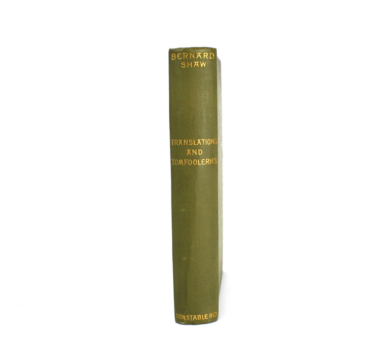 Bernard Shaw; Translations and Tomfooleries, 1926, 1st
