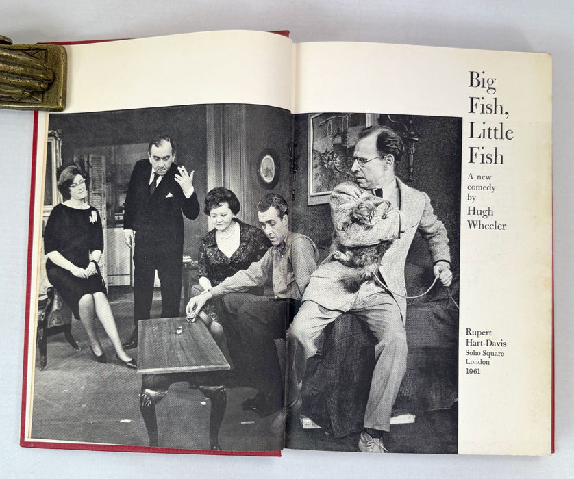 Big Fish, Little Fish, by Hugh Wheeler. 1961 first edition. From the library of Theatre Director, Alan Strachan.