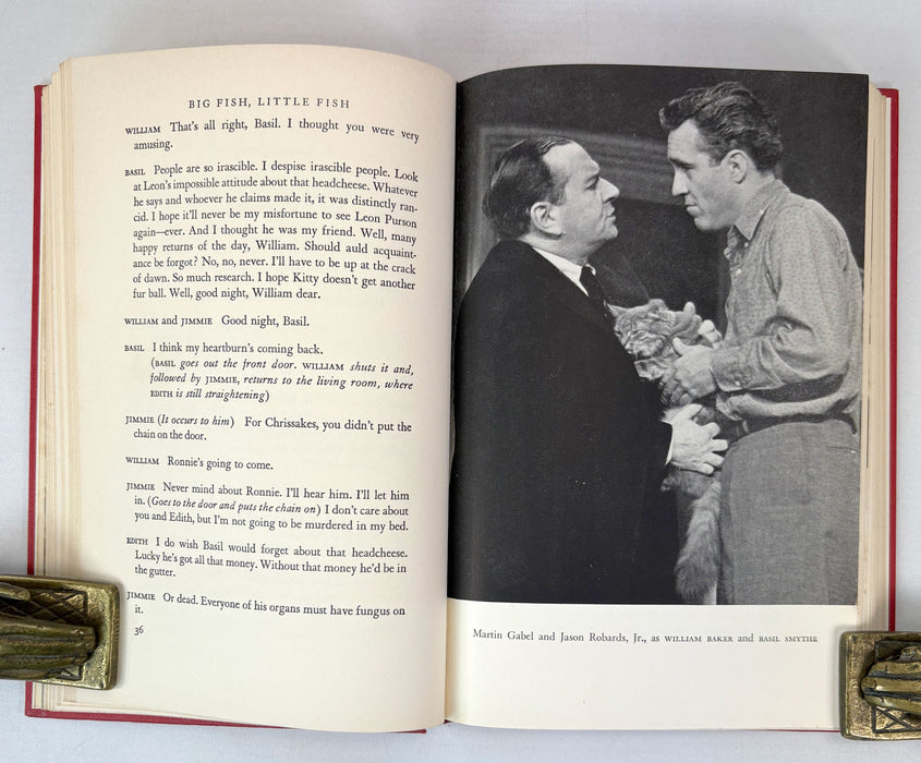 Big Fish, Little Fish, by Hugh Wheeler. 1961 first edition. From the library of Theatre Director, Alan Strachan.