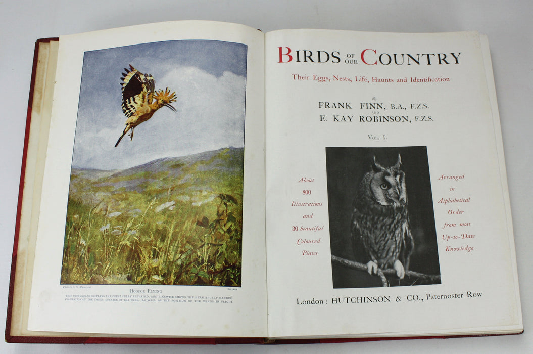 Birds of Our Country, Frank Finn & E. Kay Robinson, 2 Volume Set