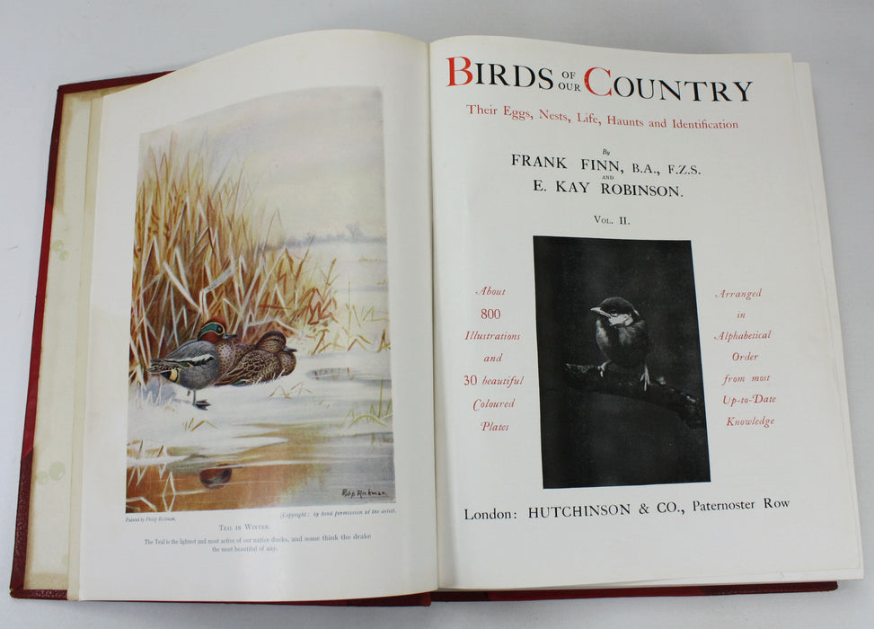 Birds of Our Country, Frank Finn & E. Kay Robinson, 2 Volume Set