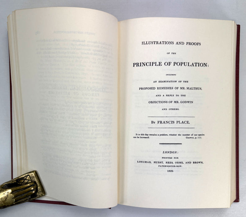 Birth Control; Illustrations and Proofs of the Principle of Population, Francis Place, Allen and Unwin, 1967