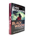 Book titled 'Black Widow' by Chris Brookmyre on a white background