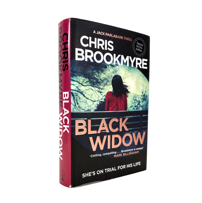 Black Widow, by Chris Brookmyre, Little Brown 2016, Signed first edition