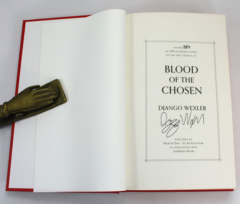 Burningblade & Silvereye 1 & 2; Ashes of The Sun & Blood of The Chosen, Django Wexler, Signed and Numbered Limited Editions