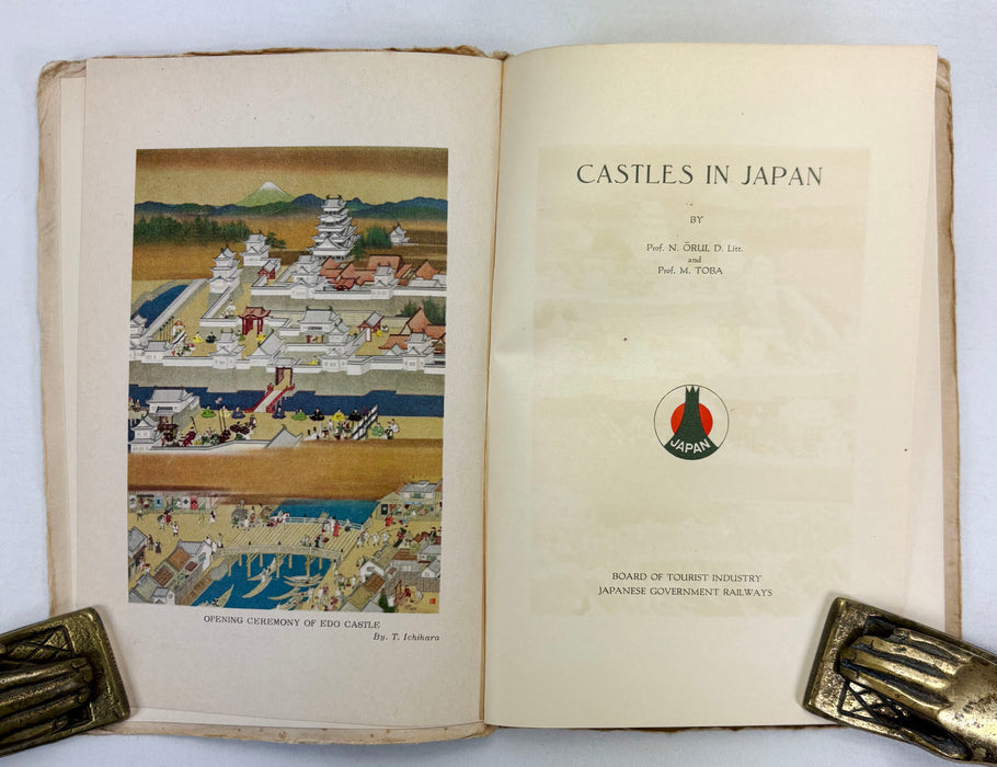 Board of Tourist Industry; Japanese Government Railways; Collection of 4 Tourist Guides; What is Shinto?; Castles in Japan; Japan's Ancient Armour; & Sumo - Japanese Wrestling, 1935-1940