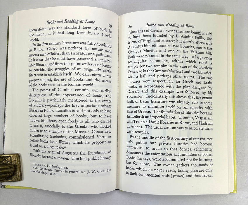Books and Readers in Ancient Greece and Rome, Frederic G. Kenyon, Modern facsimile of 1932 Clarendon Press edition