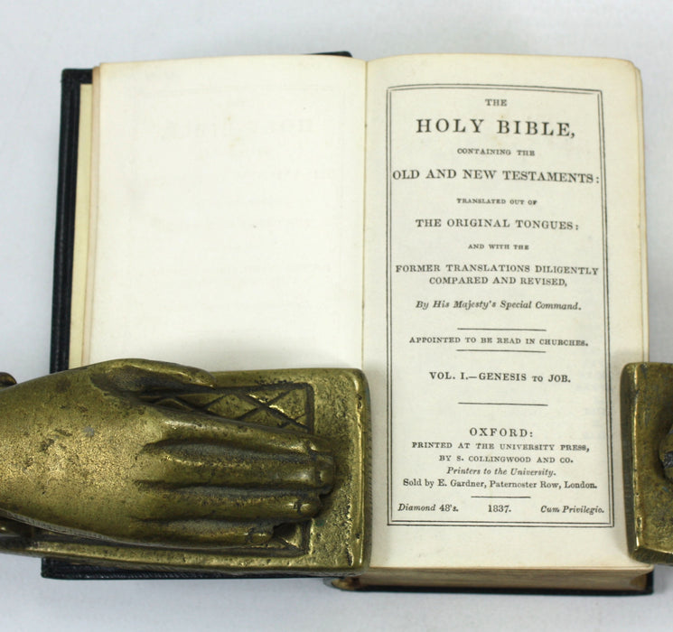 Boxed Miniature Holy Bible Set, 1837, Collingwood & Co, Oxford University Press