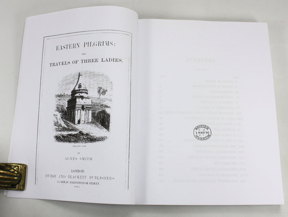 British Library; Eastern Pilgrims: The Travels of the Three Ladies, Agnes Smith, facsimile of 1870 publication