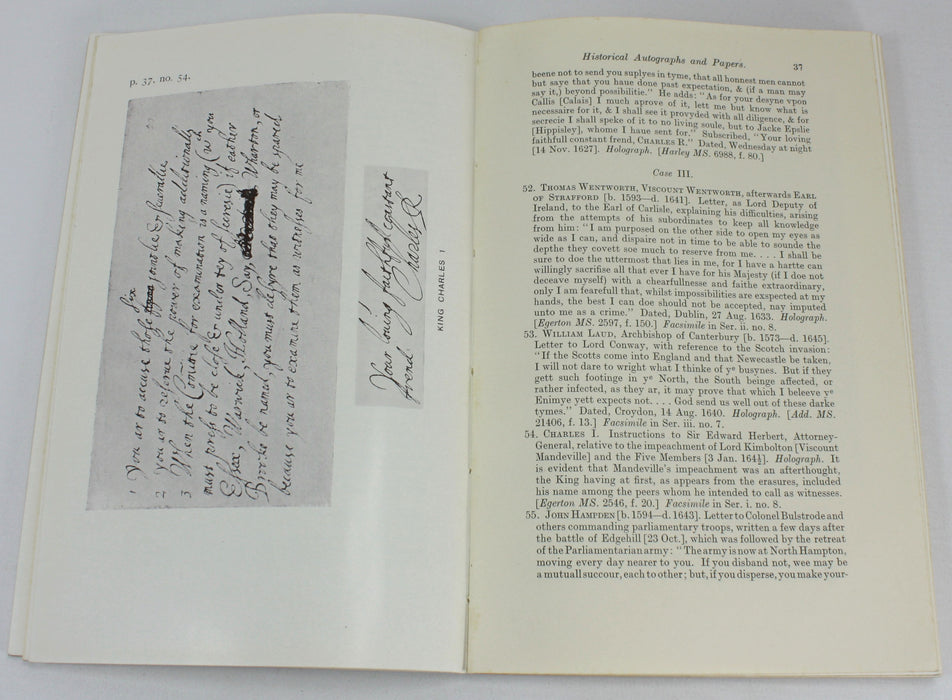 British Museum; Guide to the Exhibited Manuscripts Part I; Autographs and Documents, 1928