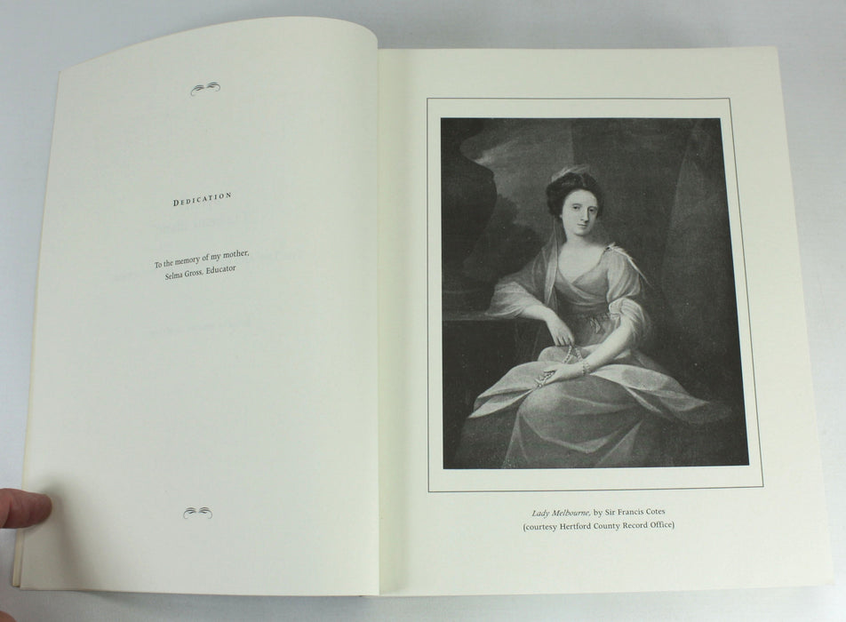 Byron's "Corbeau Blanc", The Life and Letters of Lady Melborne, Jonathan David Gross, Presentation copy to William St Clair