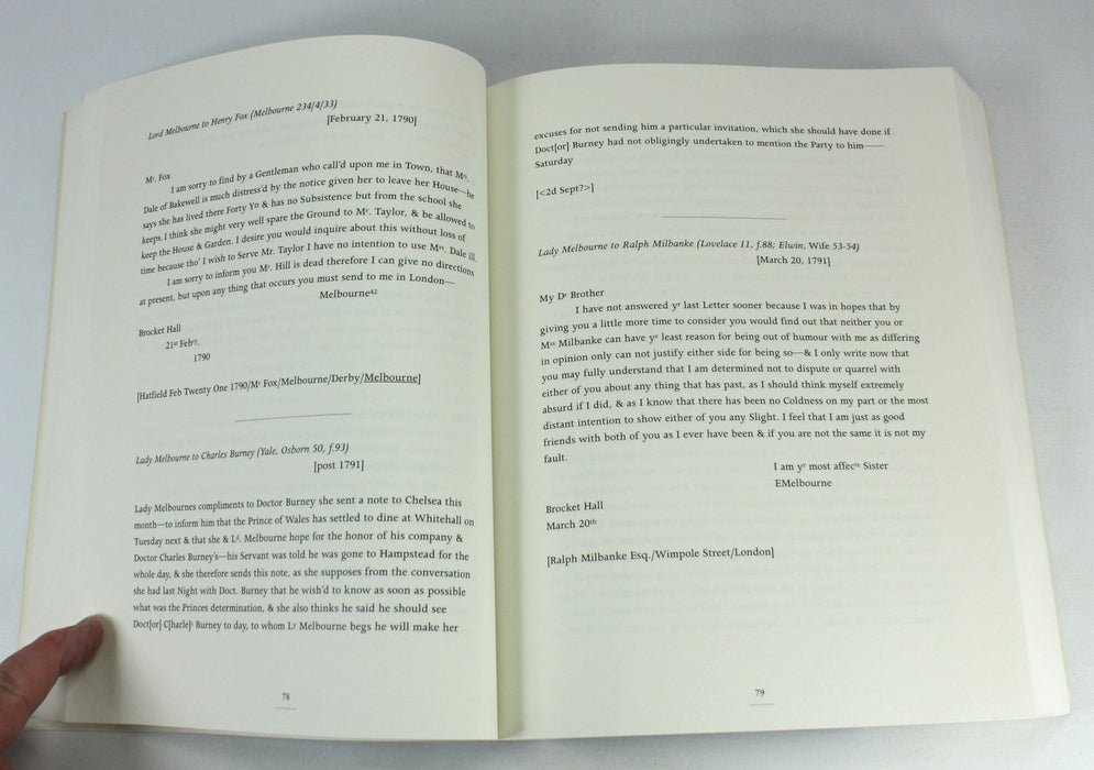 Byron's "Corbeau Blanc", The Life and Letters of Lady Melborne, Jonathan David Gross, Presentation copy to William St Clair