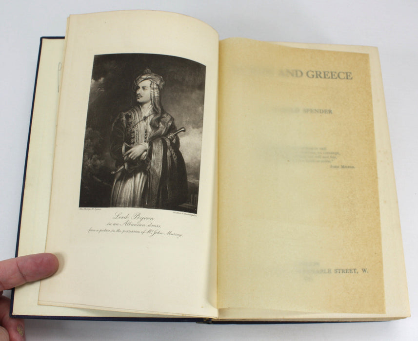 Byron and Greece, by Harold Spender, 1924