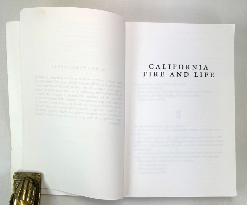 California Fire & Life, by Don Winslow, Uncorrected Book Proof, 1999