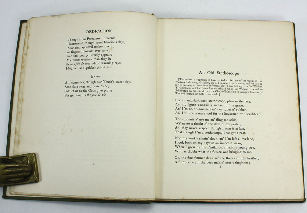 Carmina Urbis et Ruris, John F. Fergus, 1906 (for the Town and Country Medical Club, Glasgow)