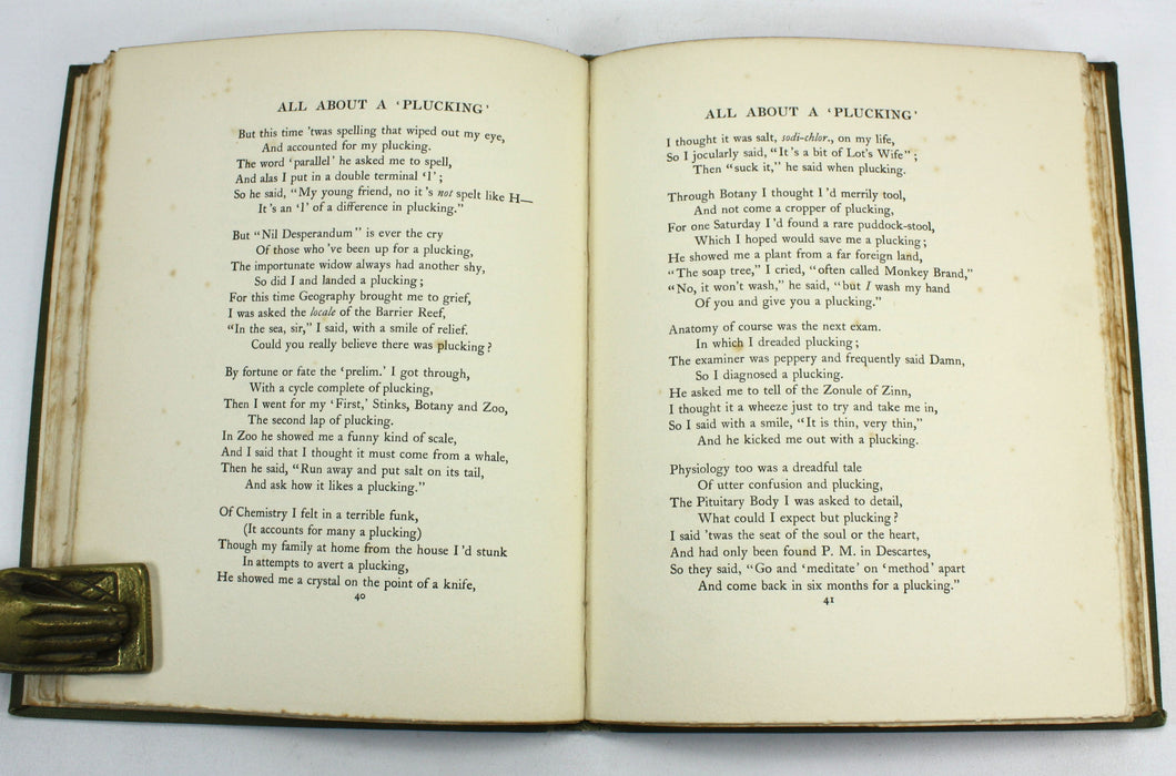 Carmina Urbis et Ruris, John F. Fergus, 1906 (for the Town and Country Medical Club, Glasgow)