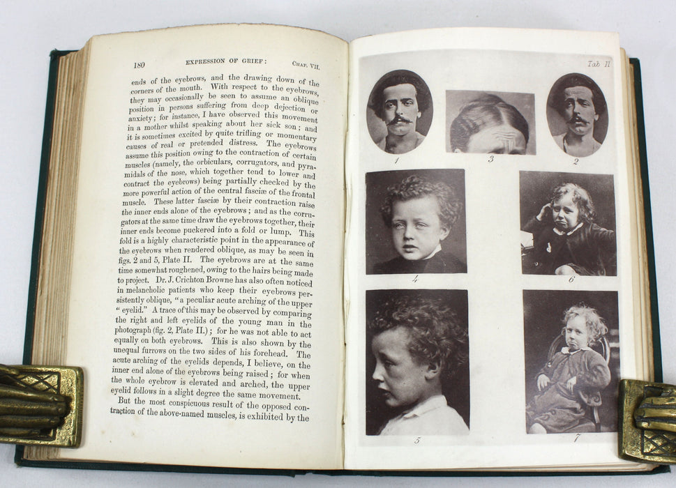 Charles Darwin; The Expression of the Emotions in Man and Animals, John Murray, 1873, Tenth Thousand