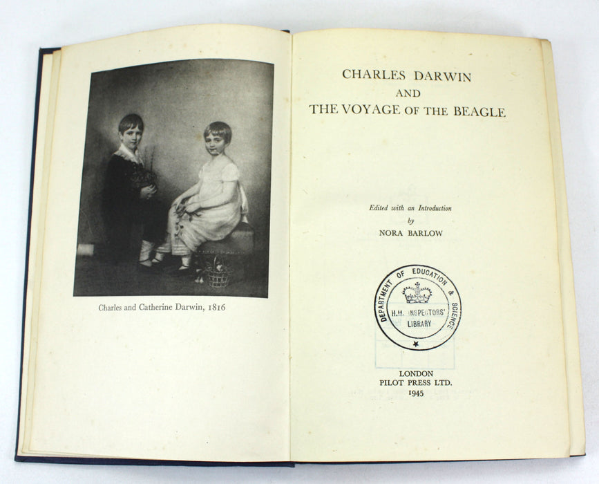 Charles Darwin and The Voyage of The Beagle, Nora Barlow, Pilot Press, 1945. Chiswick Press.