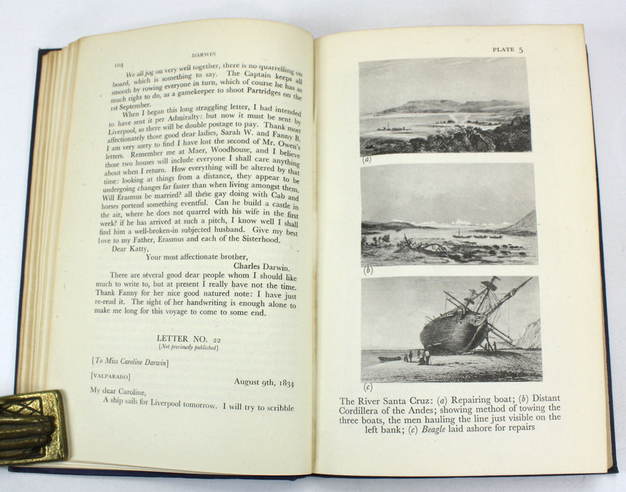 Charles Darwin and The Voyage of The Beagle, Nora Barlow, Pilot Press, 1945. Chiswick Press.