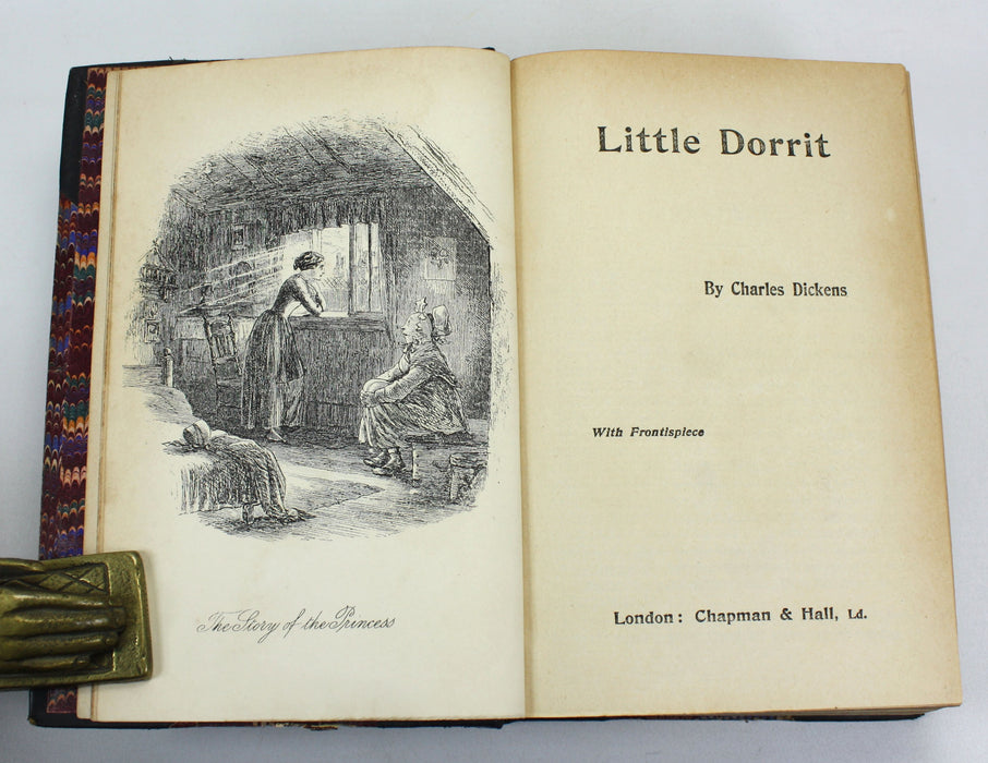 Charles Dickens; Little Dorrit & A Child's History of England, Chapman and Hall. c. 1875.