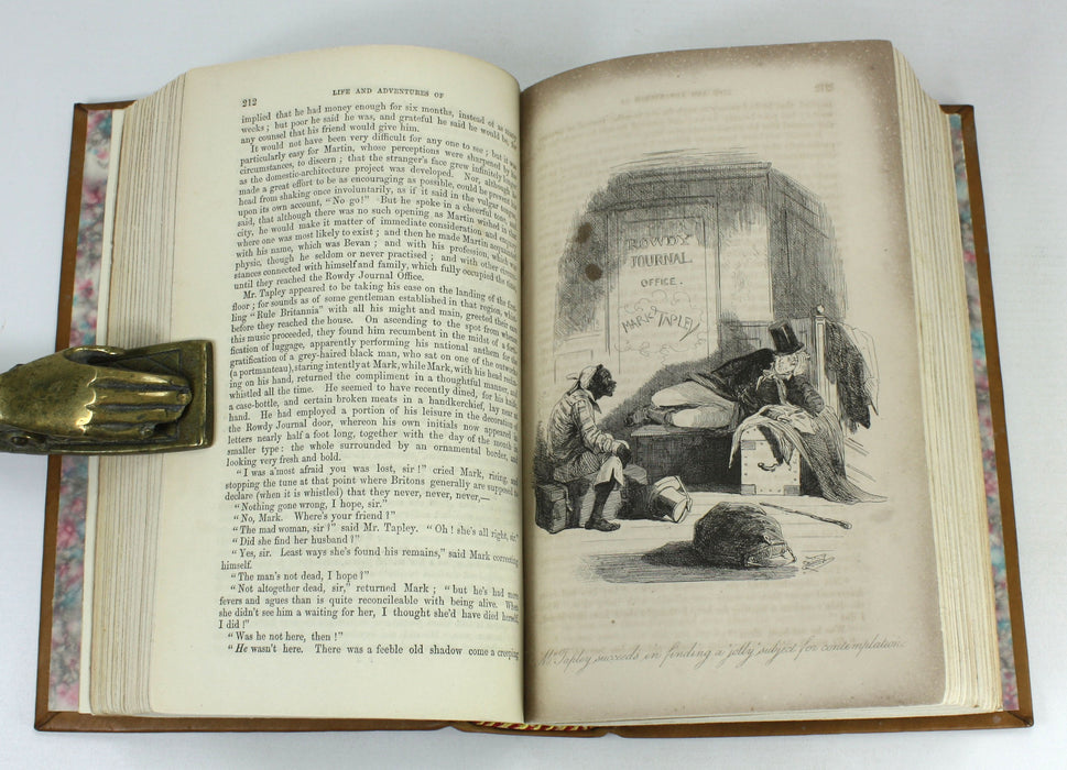 Charles Dickens; The Life and Adventures of Martin Chuzzlewit, Chapman and Hall. First book edition, 1844.