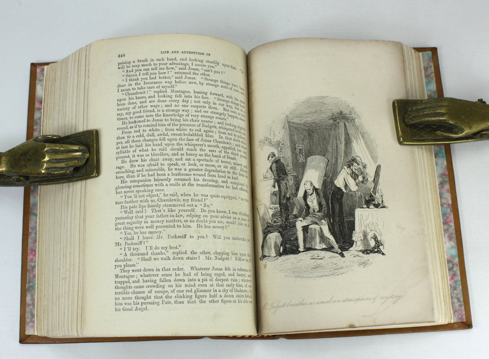 Charles Dickens; The Life and Adventures of Martin Chuzzlewit, Chapman and Hall. First book edition, 1844.