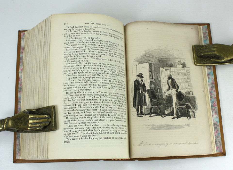 Charles Dickens; The Life and Adventures of Martin Chuzzlewit, Chapman and Hall. First book edition, 1844.