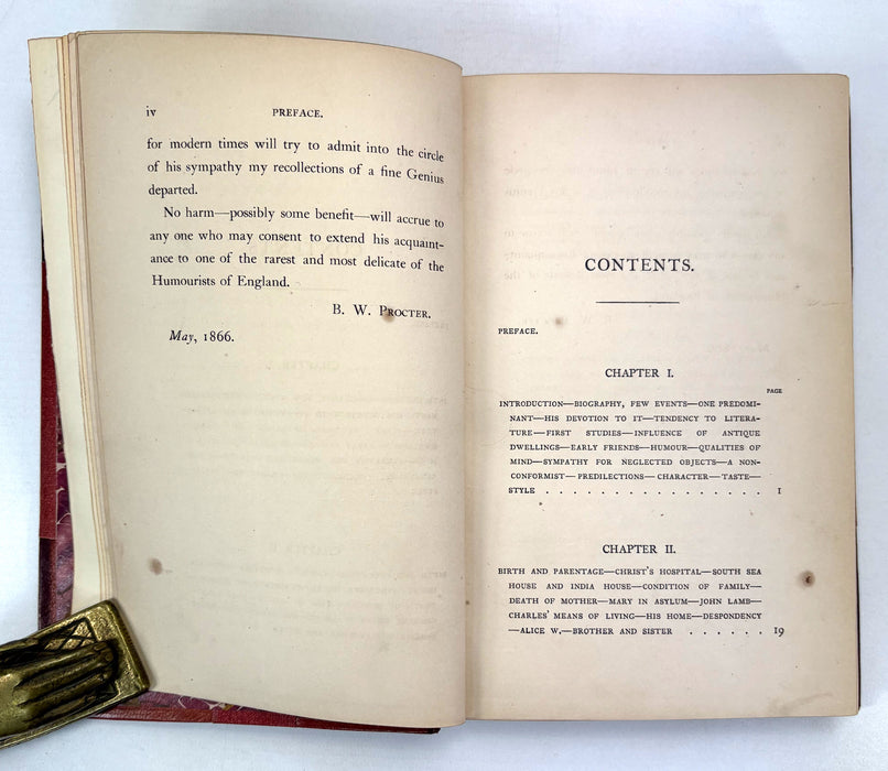 Charles Lamb; A Memoir. By Barry Cornwall. Edward Moxon, 1866